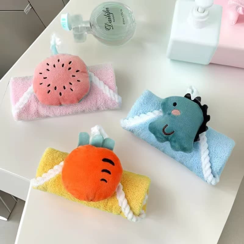 New Year's hand towel, cute hand towel, hanging, thick, water-absorbent, quick-drying, no lint, no fading, hand towel