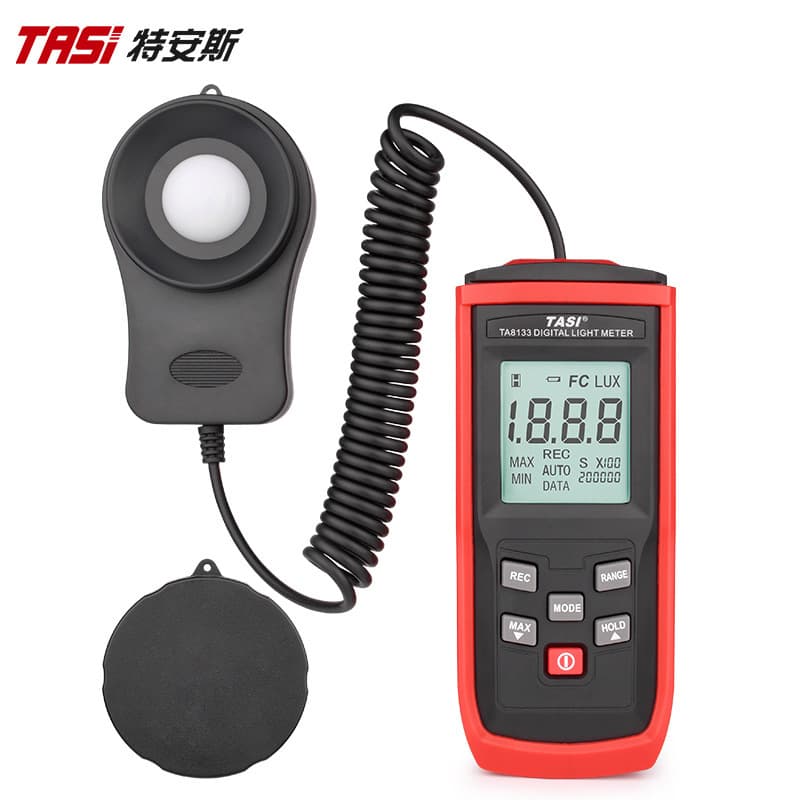 Teens TA8133 Digital Illuminance Meter, High-Precision Illuminance Meter, Photometer, Luminance Meter