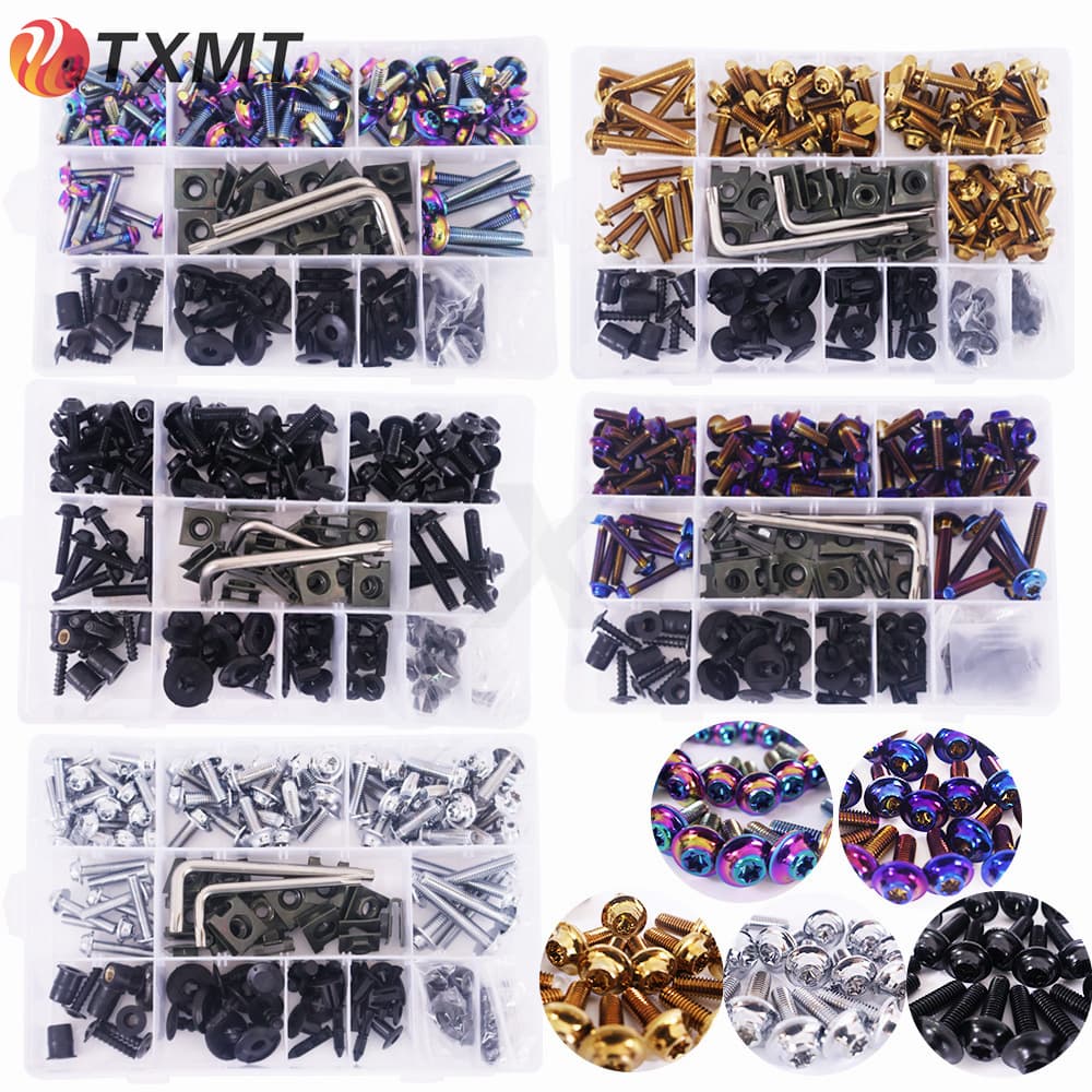 Compatible with Yamaha TMAX530/500 XMAX300 NMAX155 Modified Stainless Steel Full Set Screws and Accessories