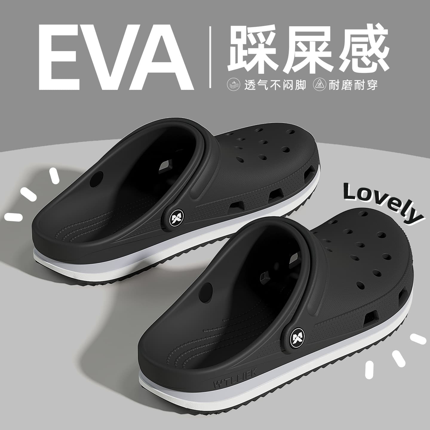 Baotou slippers for men, 2026 summer new soft-soled fishing half slippers, Crocs, women's summer wholesale