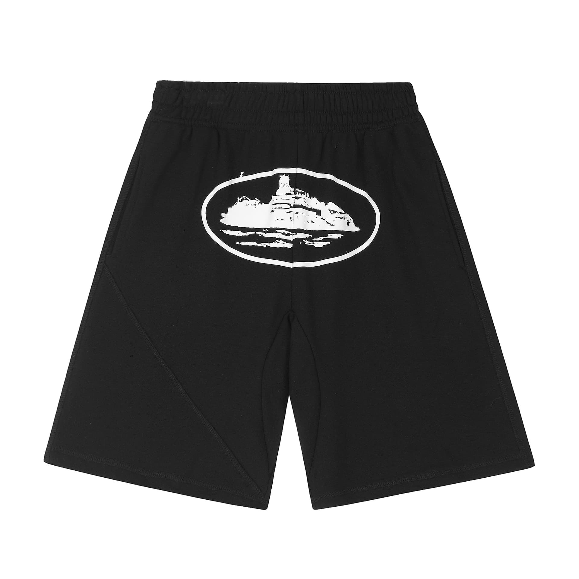 Cort Classic Alcatraz Print Summer New Street Loose Casual Hip-Hop Five-Point Shorts for Men