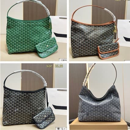 2024 European and American channel original leather women's bag dog tooth print hobo underarm bag shoulder tote shopping bag versatile