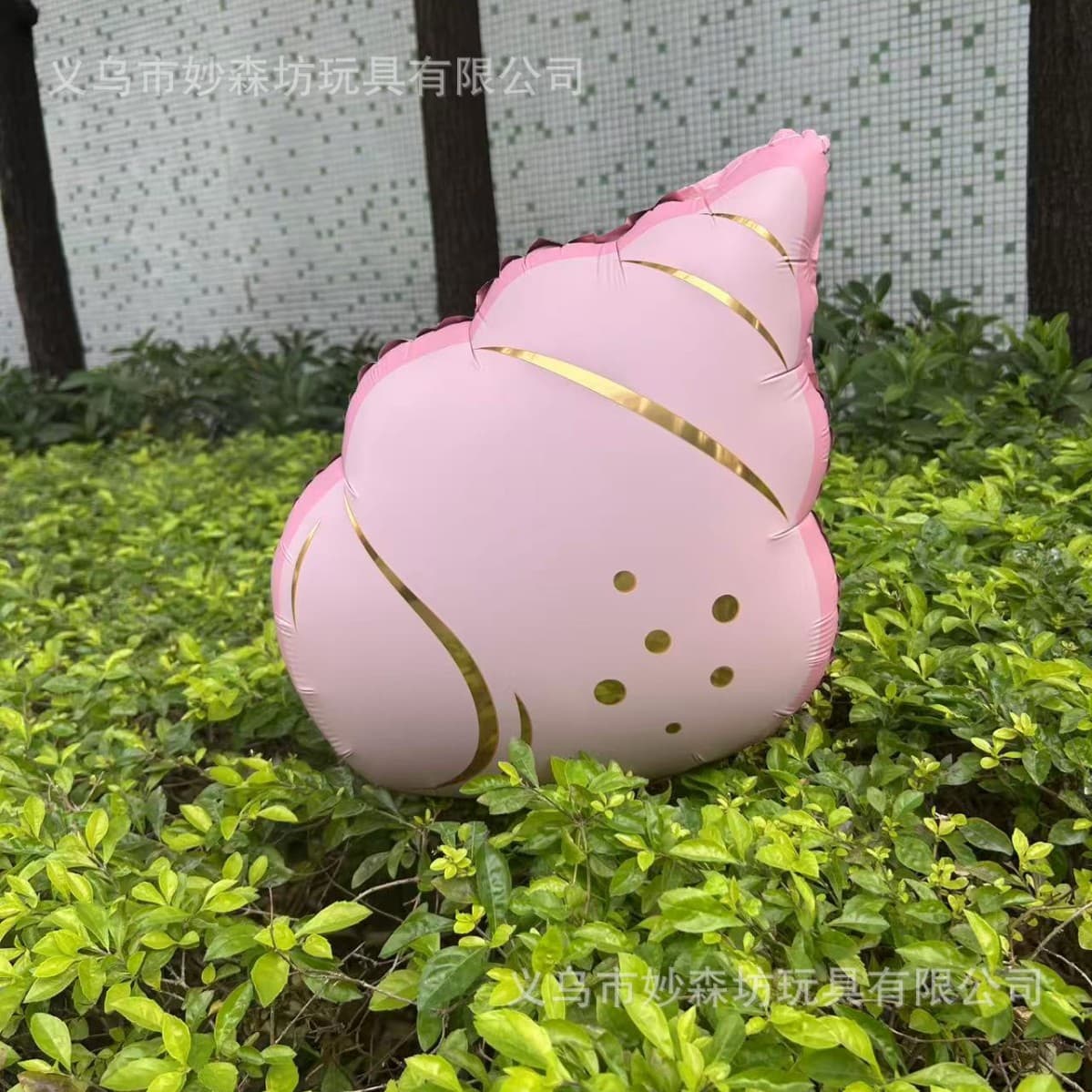 Matte Aluminum Film Balloon Standing Unicorn Ins Style Shell Sea Conch Birthday Party Shopping Mall Opening Decoration Balloon