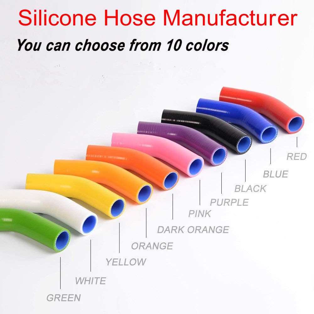 Custom various types of silicone hose, silicone soft hose, silicone intake hose.