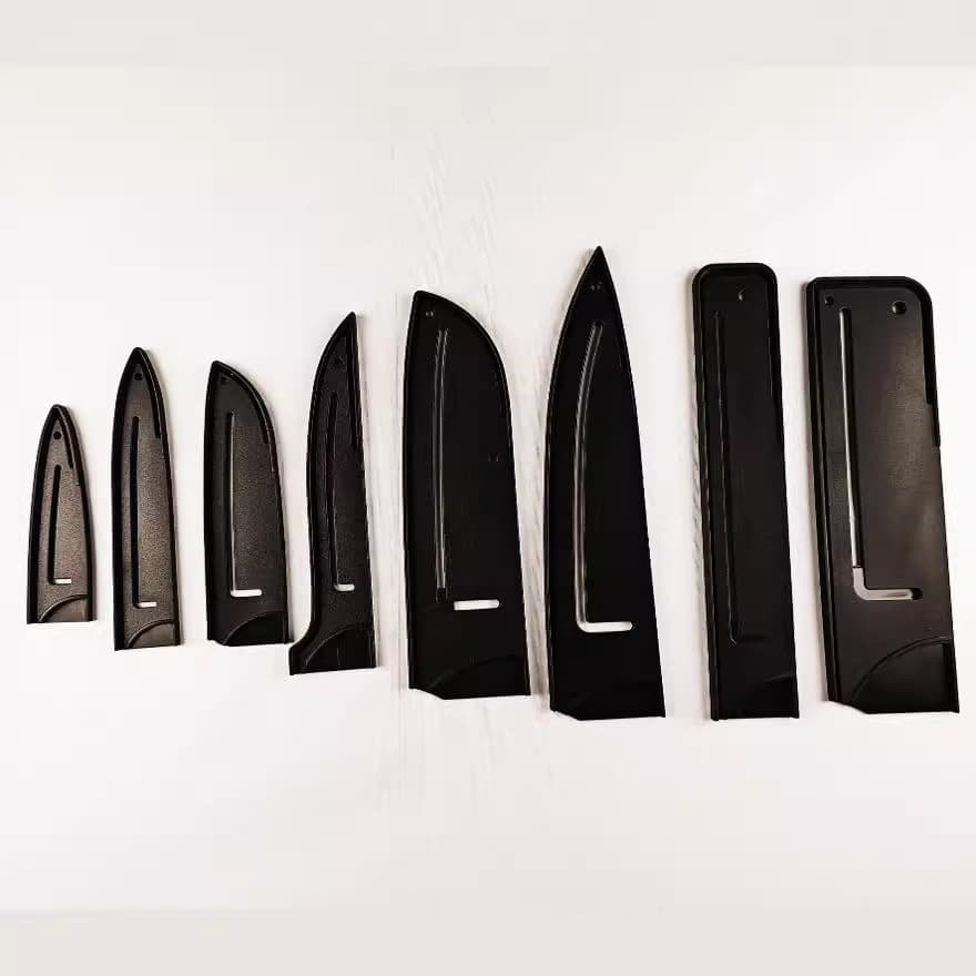Kitchen knife sheath, PP plastic knife sheath, European and Japanese style knife protective cover, wholesale protective cover, universal knife sheath.