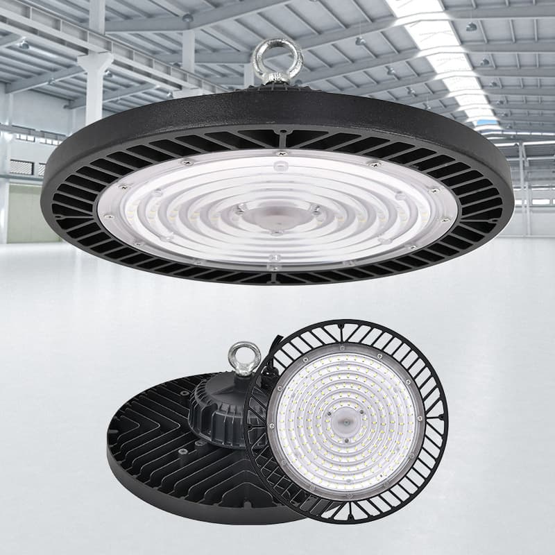 Cross-border waterproof industrial lights for engineering, UFO-shaped indoor factory warehouse lighting, high-power industrial lights