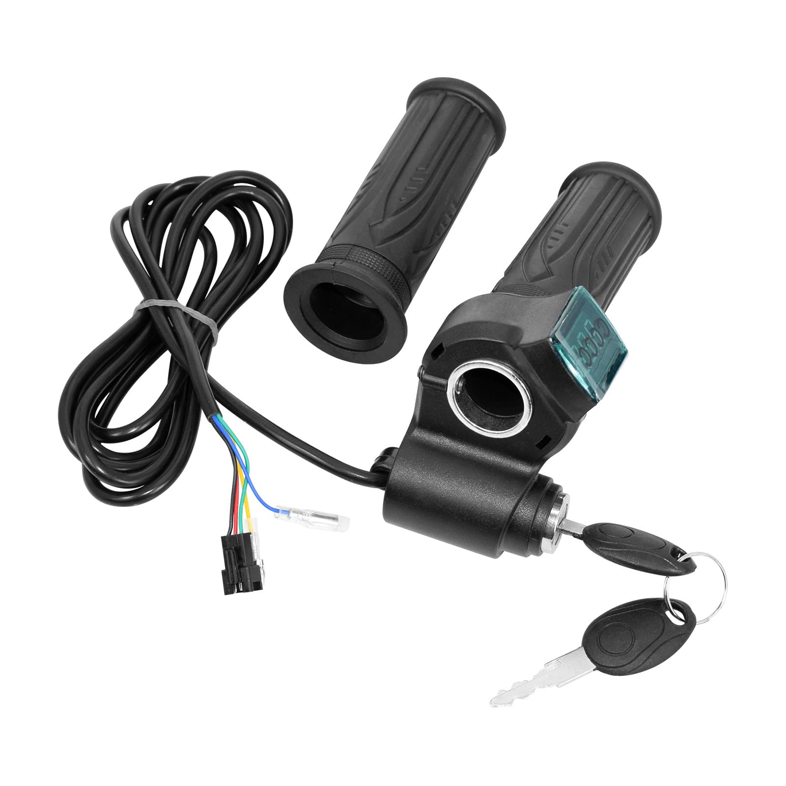 Wholesale folding electric vehicle with locking handlebar, lithium electric vehicle handlebar, acceleration speed adjustment handlebar, power display handlebar