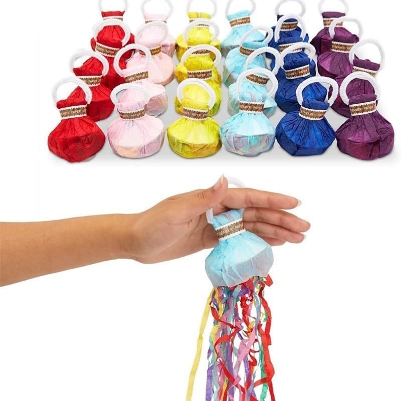 Wedding Atmosphere Confetti Streamers, New Year Toy Streamers, Bar Atmosphere Hand-Thrown Paper, Magic Spider Silk