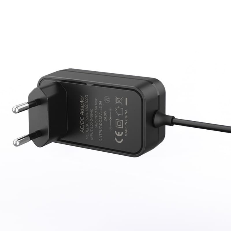 Original Side 12V 2A Power Adapter with 3C, UL, EU Standards, Suitable for Massagers, Bluetooth Speakers, and Small Appliances