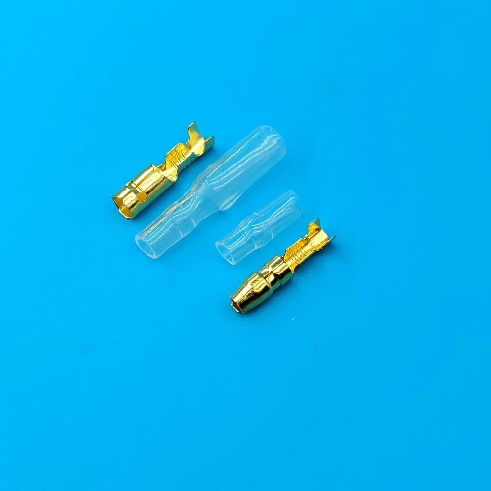 4.0mm Bullet Connector Male-Female Connector Plug Terminal with Soft Boot Plug and Play Interconnecting Connector