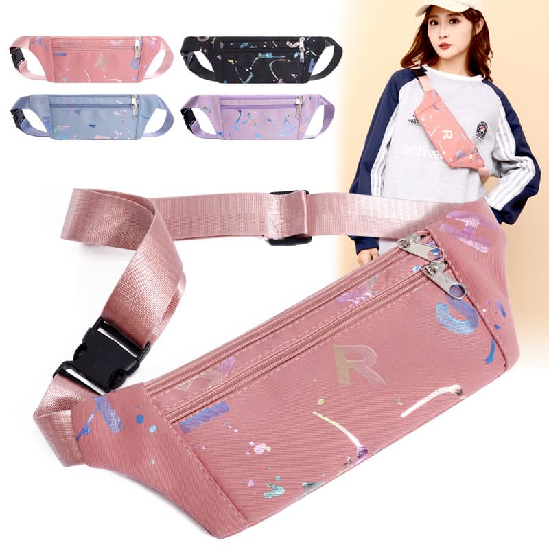 Mobile phone waist bag for women to hold mobile phone small bag 2023 new fashion ultra-light multi-layer outdoor running sports waist bag
