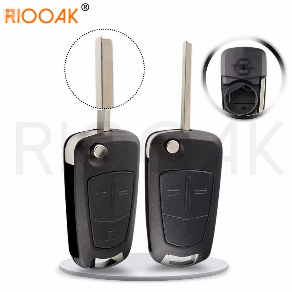 Suitable for Opel 2-button/3-button folding remote control key replacement shell upgrade replacement key shell with Z