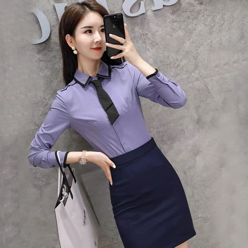 Autumn/Winter Professional Suit Set for Women, Interview Formal Wear, Business Blazer, Hotel Uniform 3-Piece Set