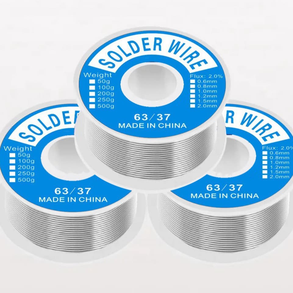 Cross-border Source Wholesale Solder Wire Small Roll 100g 0.6mm Leaded Solder Wire 6337 Rosin Core Solder