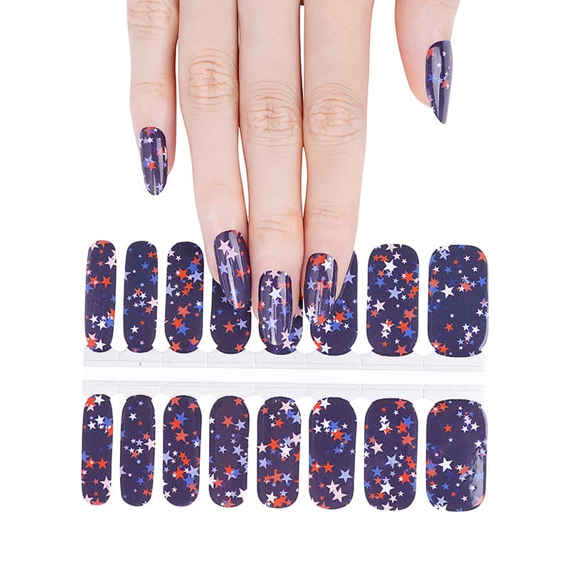 Factory wholesale new nail stickers European and American Nail Polish film Starry Sky nail stickers cross-border hot sale