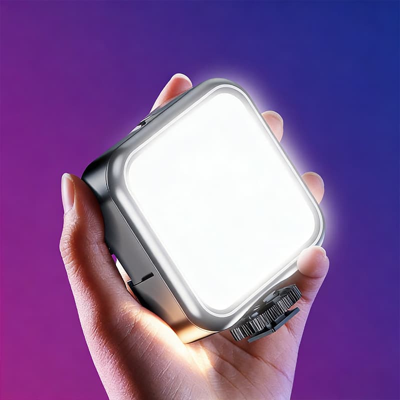 Mobile Live LED Fill Light Mini Portable Photography Lighting Beauty Multifunctional Universal Three-Color RGB Pocket Light