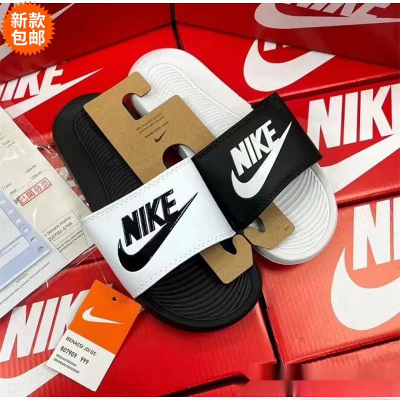 New Trendy Summer Slippers with Cloud-Like Comfort Brown Black and White Hook-and-Loop Couple Style Support Wholesale Free Shipping from Factory