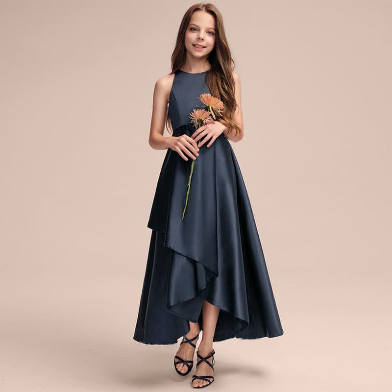 Amazon Children's Princess Dress for Girls, Sleeveless Performance Dress for Catwalk, Hosting, Piano Recital, Poetry Reading
