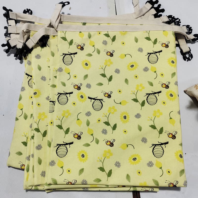 Cross-border Food Grade Beeswax Bread Bag, Cotton Linen Reusable Sourdough Storage Bag, Beeswax Bread Pouch