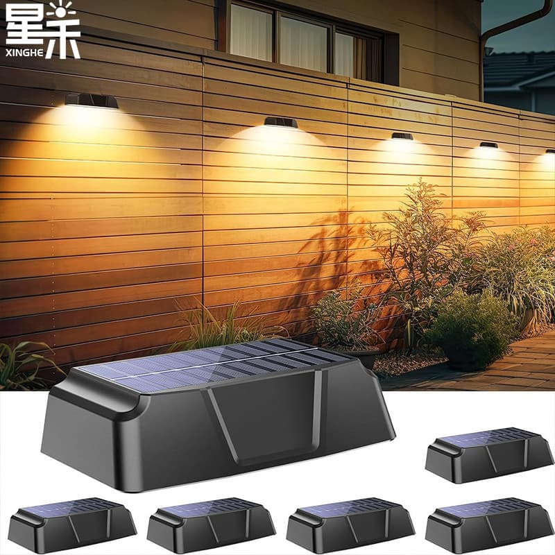 Solar step light ambient light led decorative light landscape cross-border outdoor garden decorative lawn wall light street light