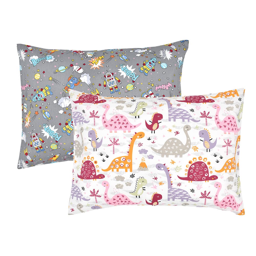 Cross-Border Children's Pillowcase, Printed Cotton Pillow Cover, Envelope-Style Kids Pillowcase, Travel Pillowcase for Multiple Sizes