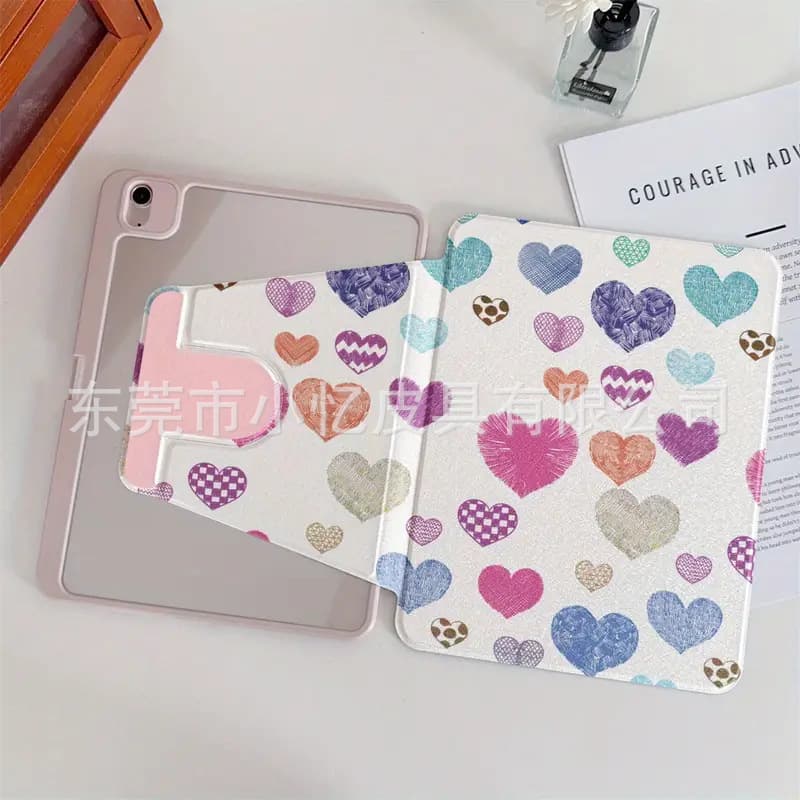 Suitable for Samsung tablet protective case S7fe Samsung tablet protective case s9 pen slot rotating protective case s10