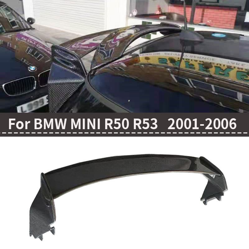 Carbon fiber rear spoiler roof wing for BMW MINI Cooper One R53 R50