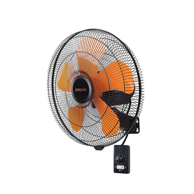 18-inch high-volume wall fan, suitable for factories, food stalls, warehouses, and homes.
