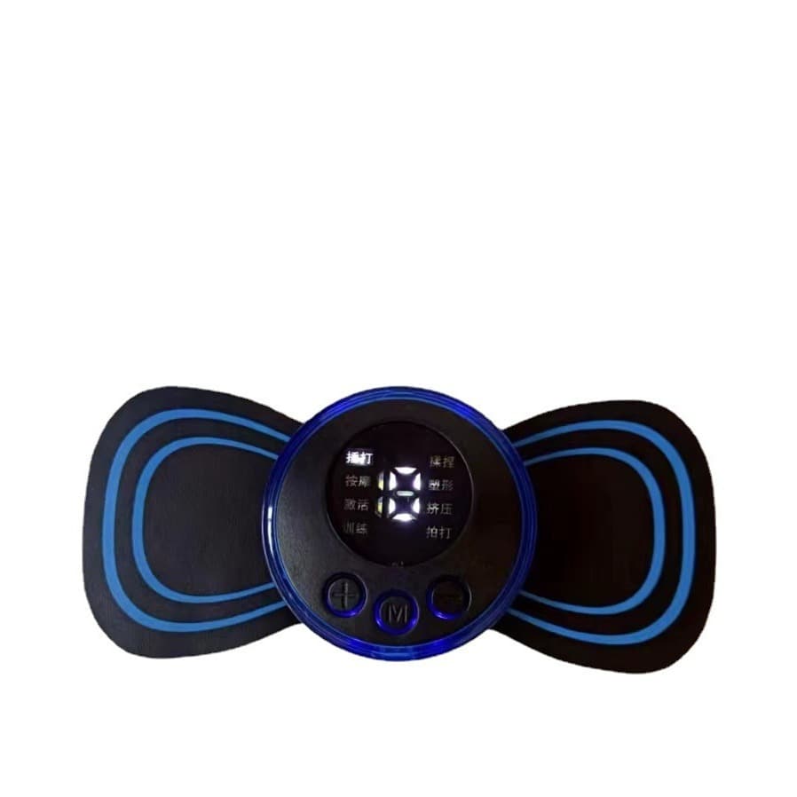 Smart EMS Mini Cervical Neck Massage Patch Portable Massager Home Electric Meridian Pulse Shoulder and Neck USB Charging