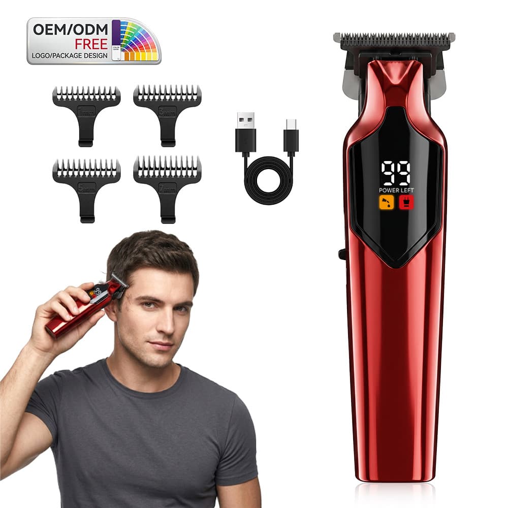 New High-Power Long-Lasting Electric Hair Clipper Salon Home Engraving Hair Trimmer Clipper for Men