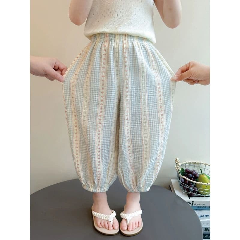 Girls anti-mosquito pants summer lightweight 2026 beautiful baby girl summer bloomers children's summer quick-drying pants