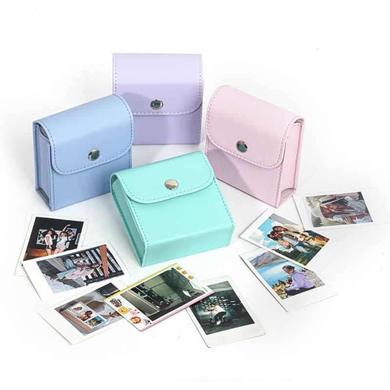 Suitable for polaroid mini13 photo paper storage leather case universal mini/SQ portable protective bag anti-scratch and anti-scratch