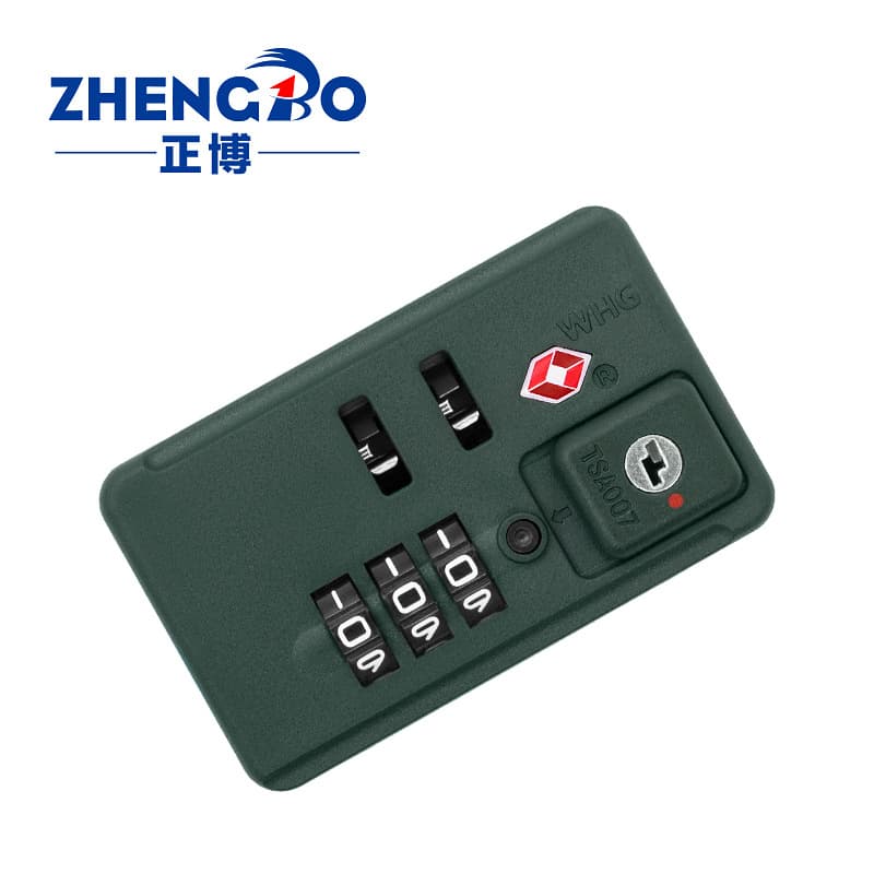 Cross-border Luggage Lock ES-063 Combination Lock Travel PC Suitcase Embedded Zipper Lock WHG Customs Lock