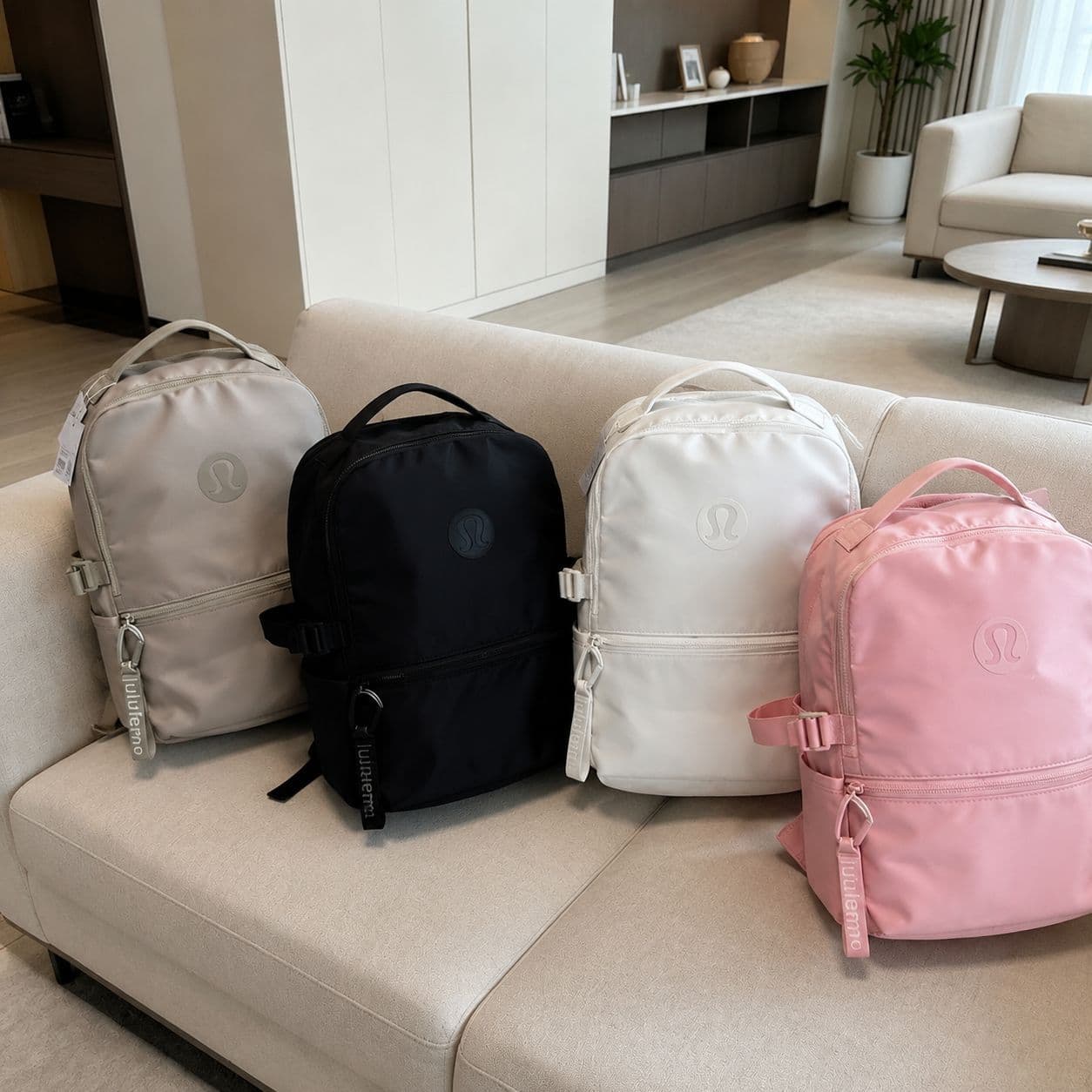Lululemon New Crew Backpack 22L Unisex Water-Repellent Travel Casual Large Capacity School Bag