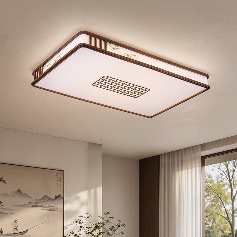 Song Dynasty Aesthetics Living Room Ceiling Light, Main Hall Lamp, Chinese Retro Study Bedroom 2026 New Style New Chinese Lighting