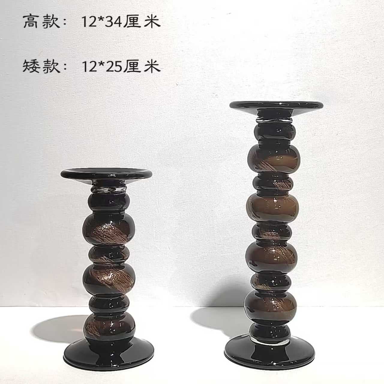 Nordic Modern Creative Mixed Color Candle Holder Desktop Decoration Home Showroom Restaurant Tabletop Candle Holder Ornament