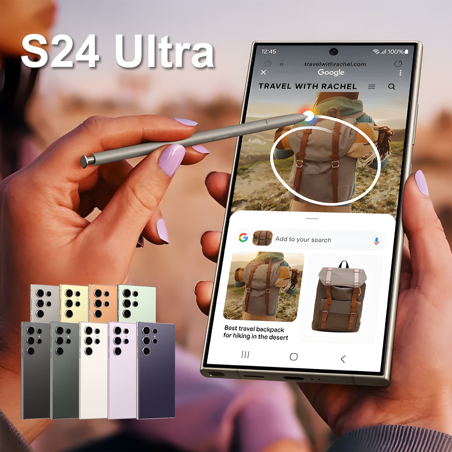 Cross-border S24 Ultra New Smartphone 12+512 6.8-inch HD Screen 5G Global Version In Stock