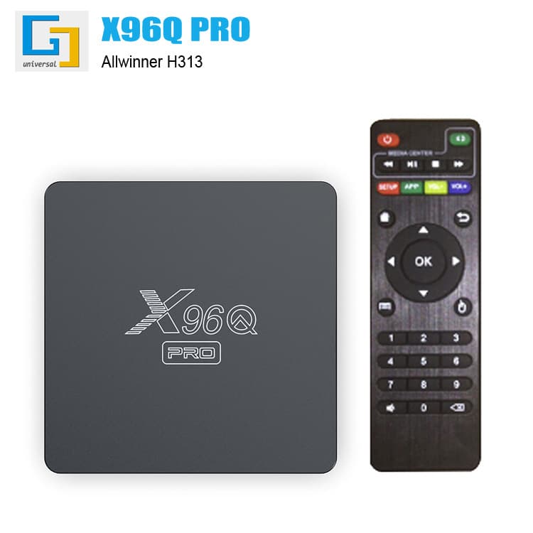 Cross-border X96Q Pro TV Set-top Box Android 10 H313 TV Box 2.4g WiFi TV Box Wholesale