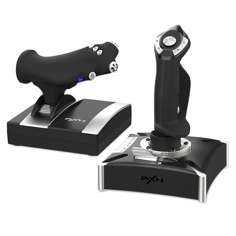 Lestat PXN 2119Pro Analog Flight Rocker Compatible with Xbox One, PS4, and PC Joystick - Black