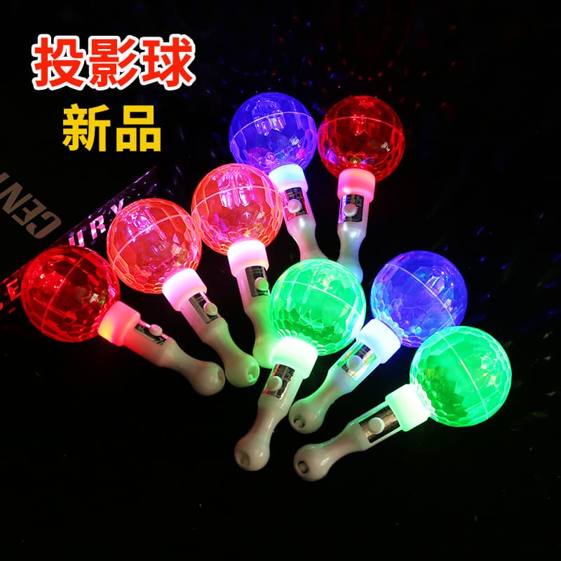 New concert glow sticks, cheer sticks for KTV atmosphere, flash sticks, graduation party glowing orb sticks