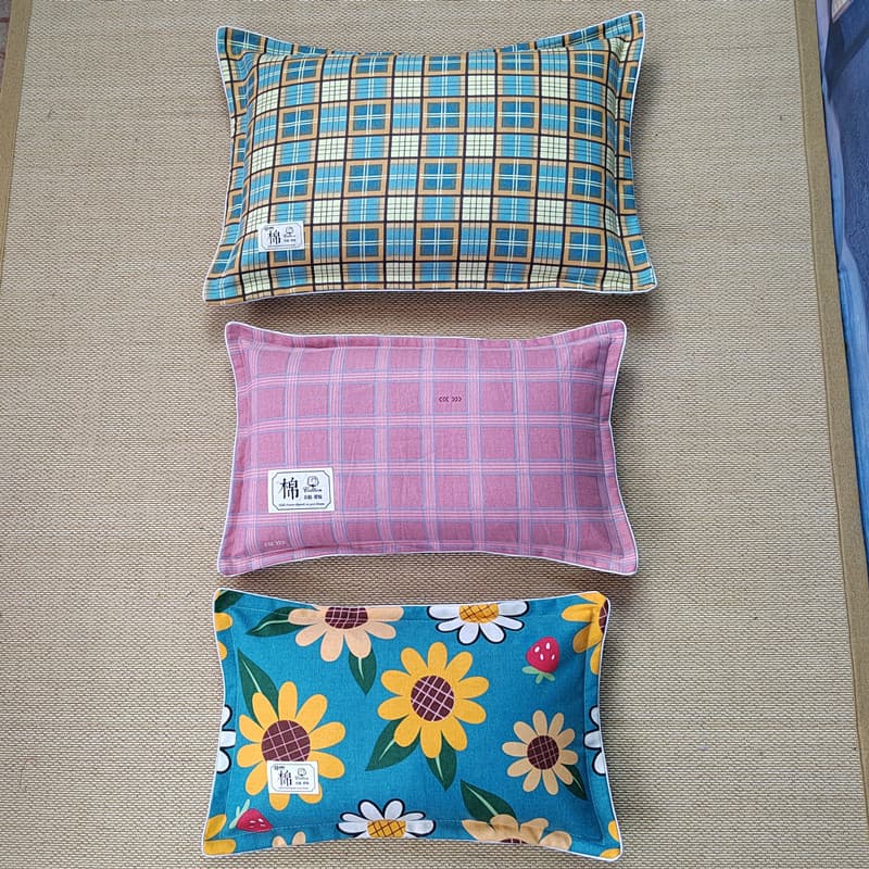 Cartoon Pillowcase, Raw Cotton Coarse Cloth Pillowcase for Children, Students, Adults, Suitable for Online Sales, Live Streaming, Street Stalls, Buckwheat Husk Pillowcase