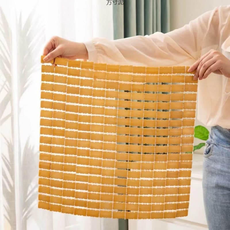 Summer seat cushions, cooling mats, ice pads, chair cushions, bamboo strips, mahjong blocks, cool and breathable, suitable for long-term sitting, barbershop chair cushions