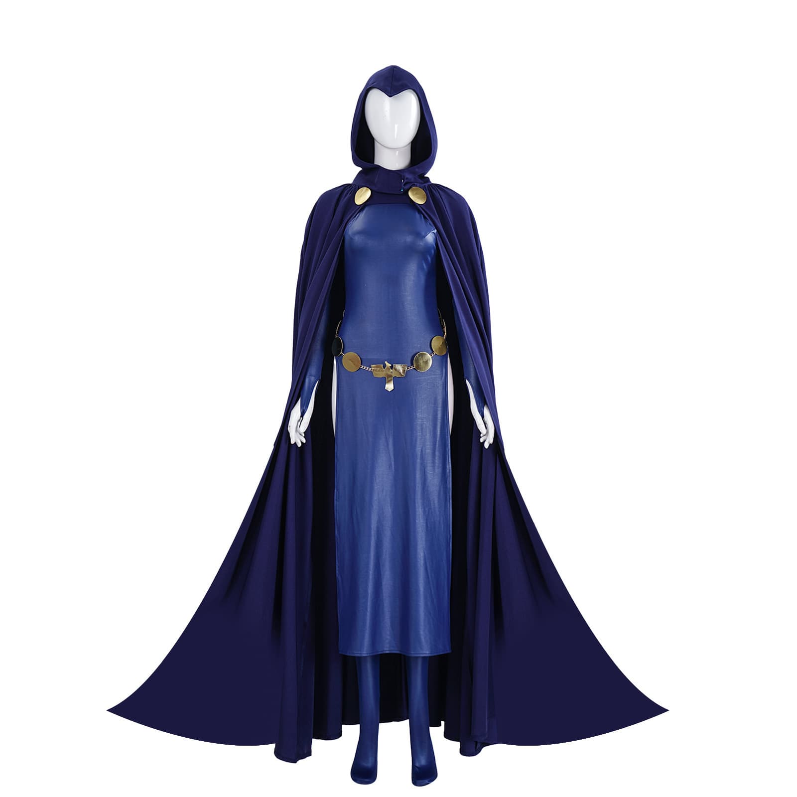 Teen Titans Raven Cosplay Costume DC Comics Raven Role-Playing Outfit Anime Cosplay Stage Performance Costume