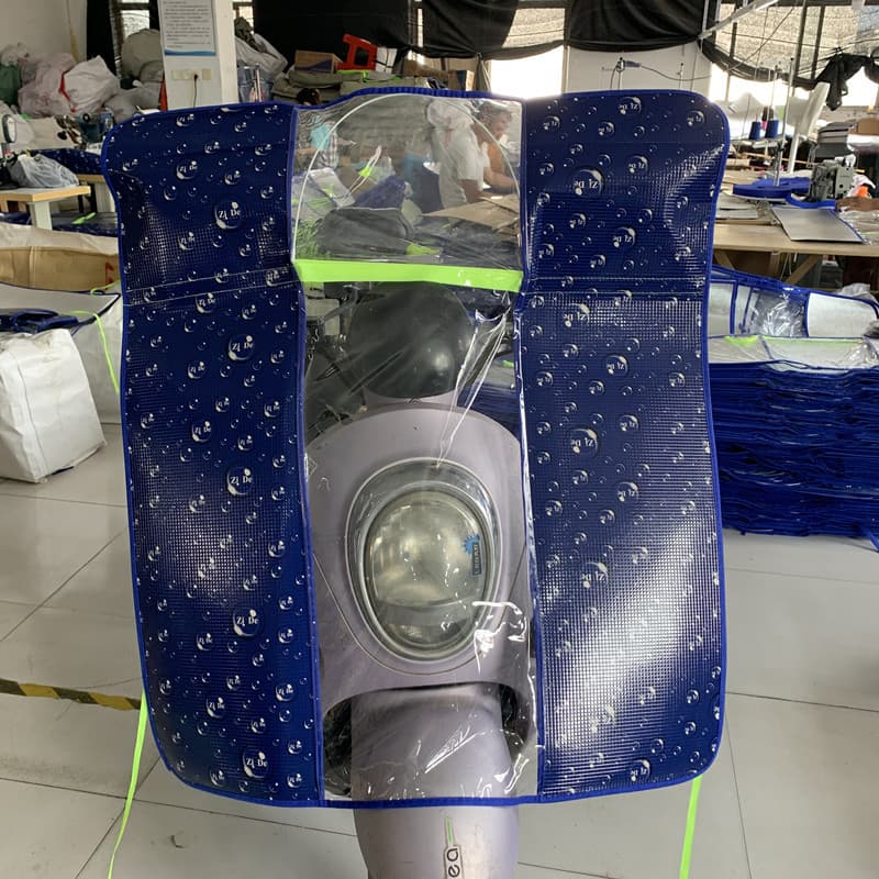 Must-Hit Hot-Selling Electric Scooter Summer Heat Insulation Sun Protection UV Windproof Rainproof Widened and Enlarged Transparent Rain Cover