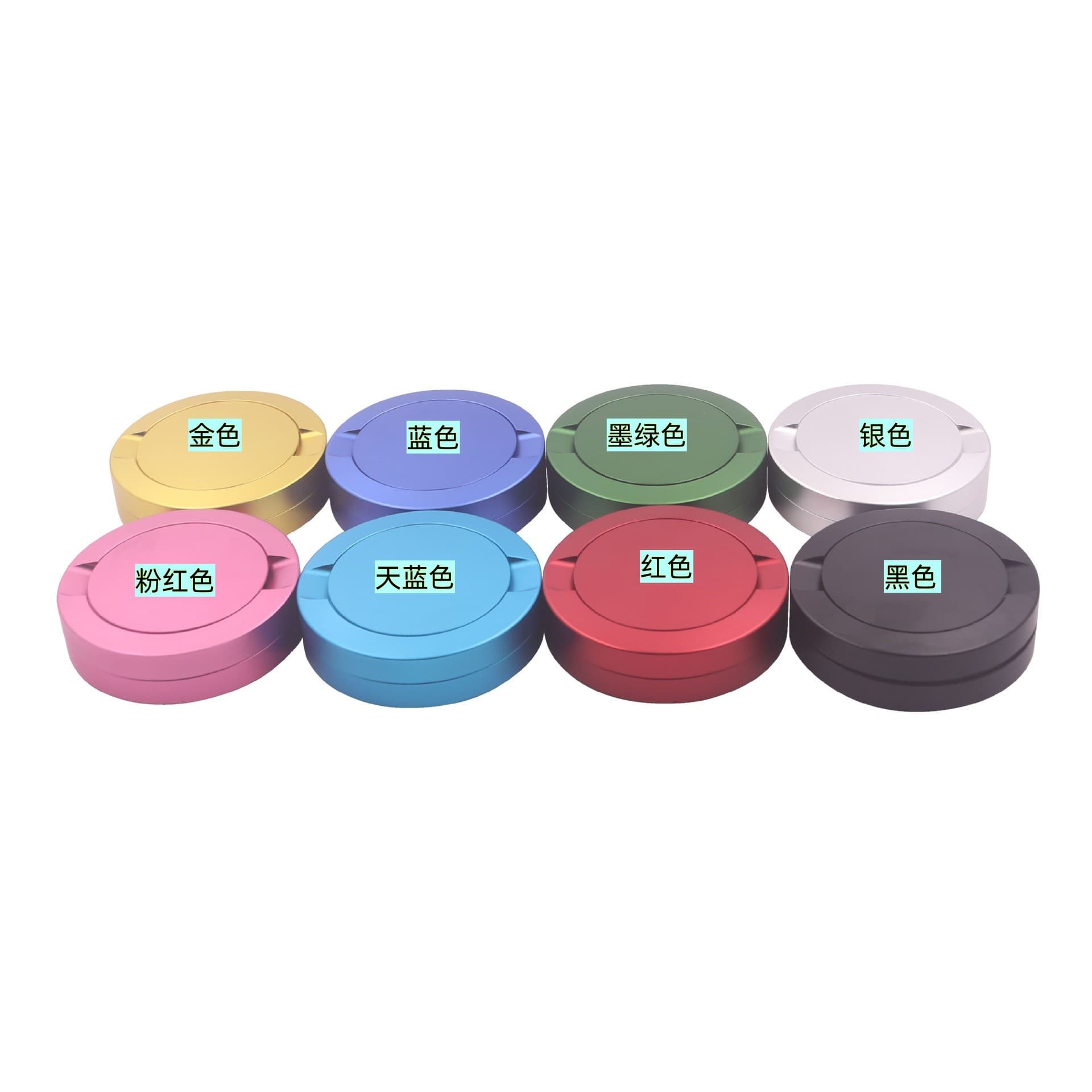 72mm 3-layer Aluminum Alloy Snuff Box, High Precision Small Lip Tobacco Container Can, Custom Logo Available