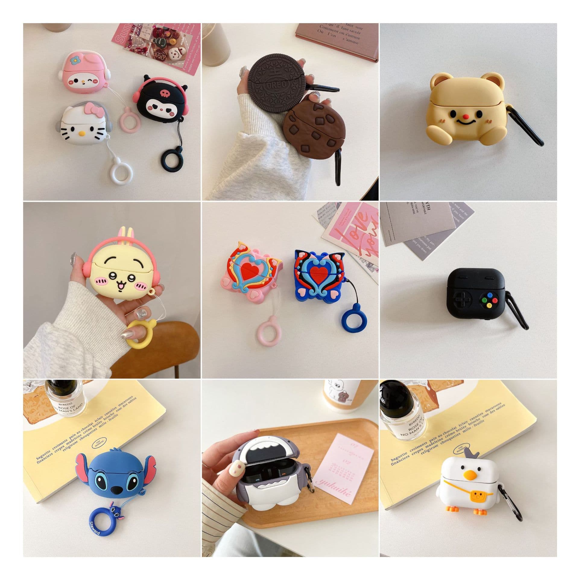 New Cartoon Earphone Case Protective Cover Compatible with Samsung Galaxy Buds3 / Buds 3 Pro / Buds3 FE