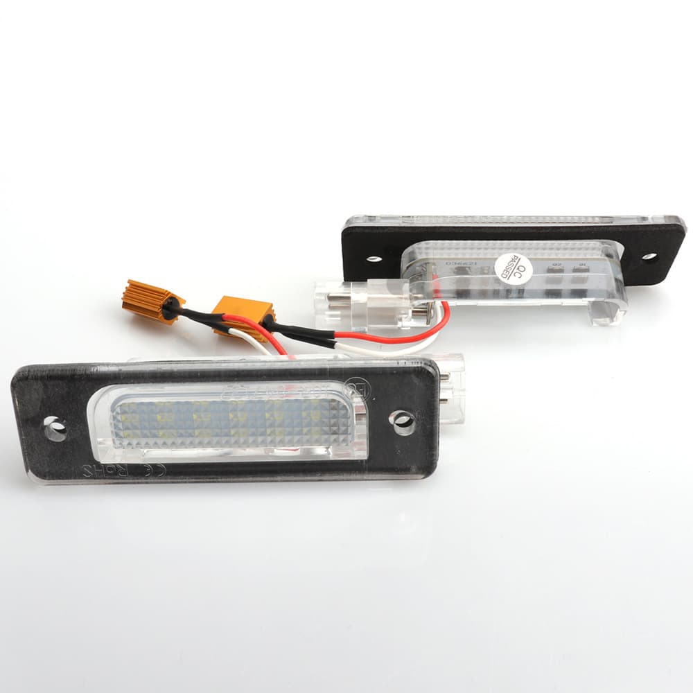 Direct replacement rear license plate light accessory for BMW 5 Series 7 Series E34 E