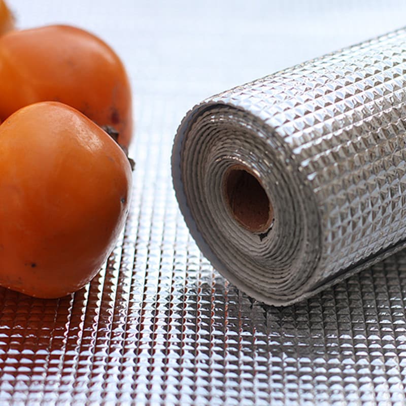Aluminum Foil Kitchen Cabinet Stove Drawer Heat Insulation Pads, Grease-Resistant Aluminum Foil Mats