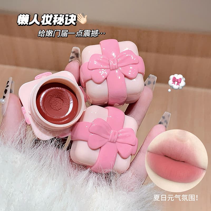 Gegebear velvet matte lip and cheek multi-purpose cream velvet matte Korean pure lust style student lip gloss wholesale cross-border beauty makeup