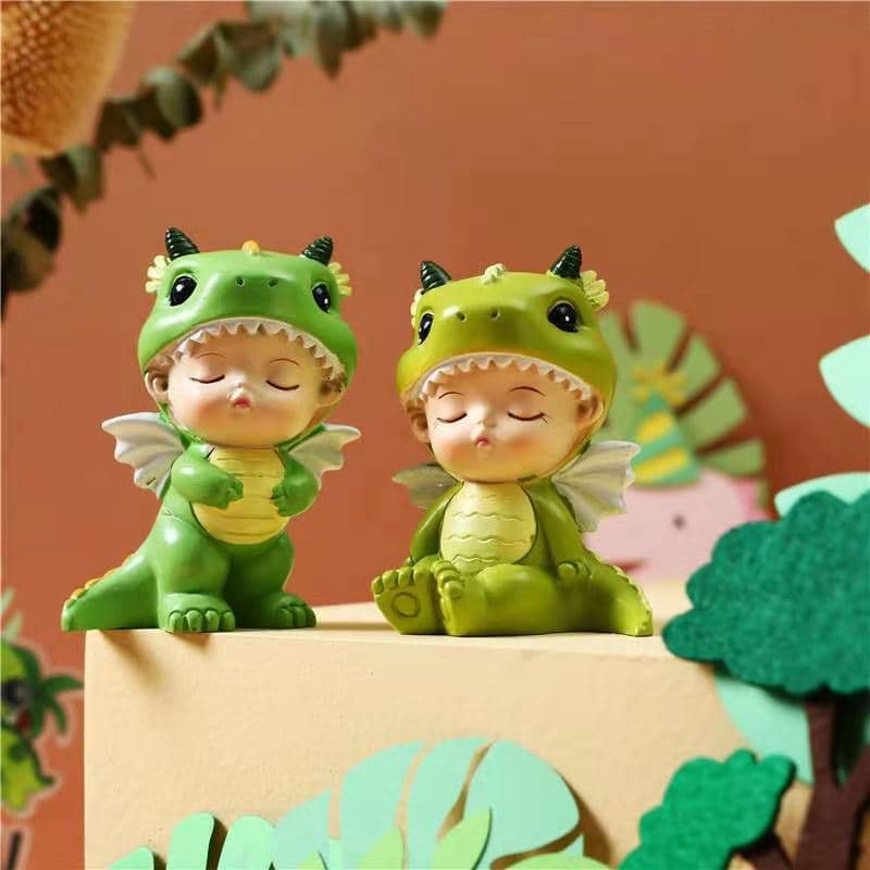 New creative cake baking handmade decoration dinosaur baby cute ornaments home decoration resin shape